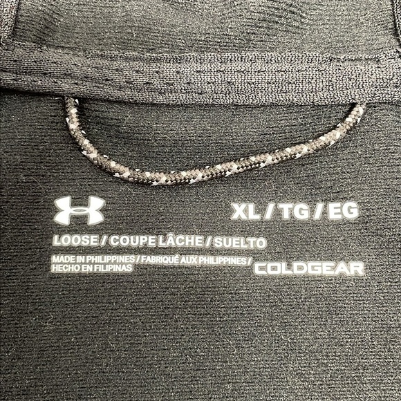 NWOT Under Armour ColdGear Full Zip Hooded Jacket Loose Fit Style 1347285 XL - Picture 11 of 16